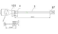 圆环固定式 NTC 温度传感器（锁耳式贴片 NTC）TAA103F3435FBH150设计图